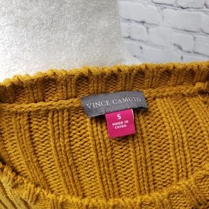 Vince Camuto Sweaters - Vince Camuto mustard sweater. Size small. Vince Camuto Sweaters - Vince Camuto mustard sweater. Size small.